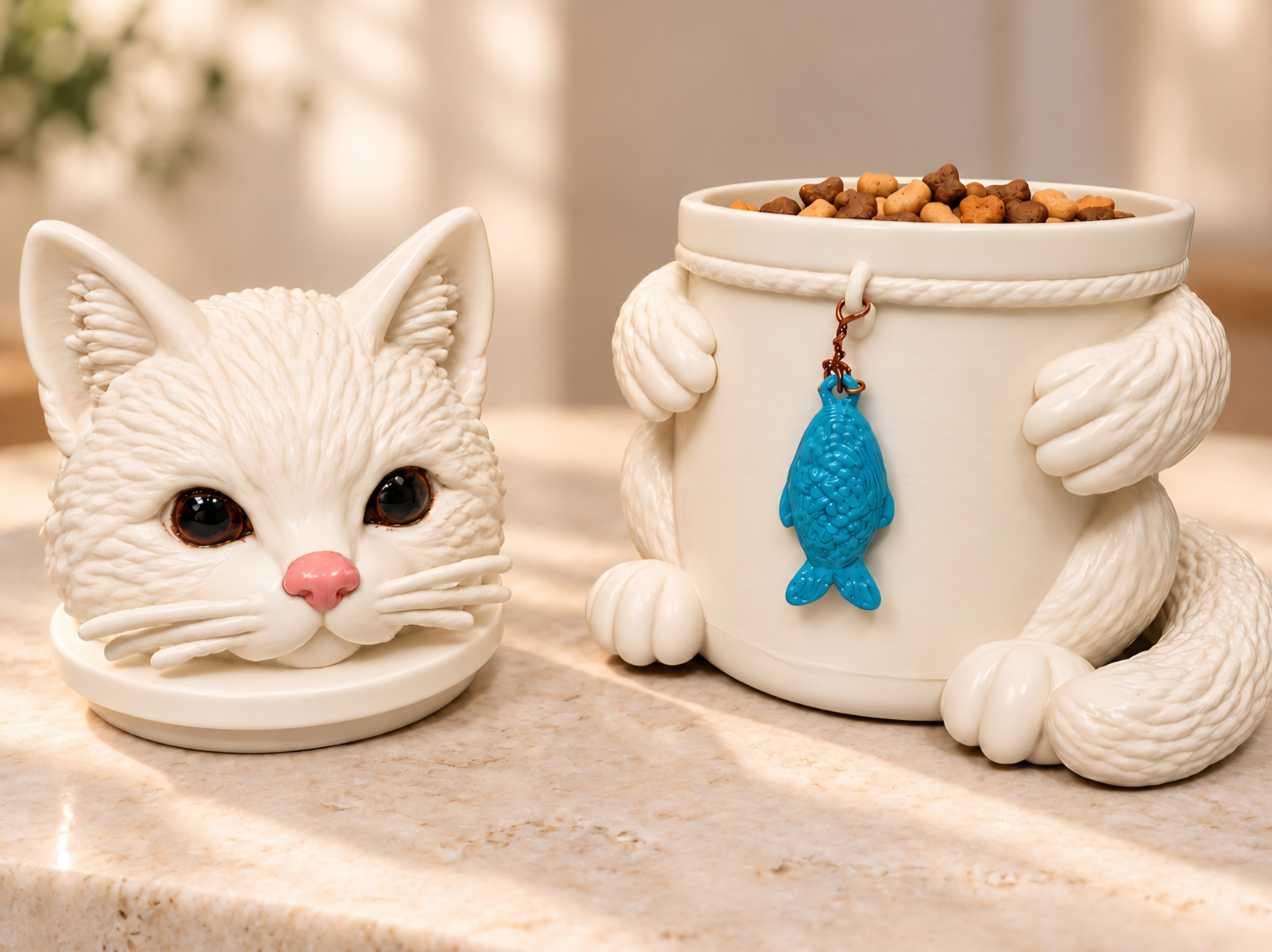 Whiskerfin Treat Jar 🐈‍⬛🐟