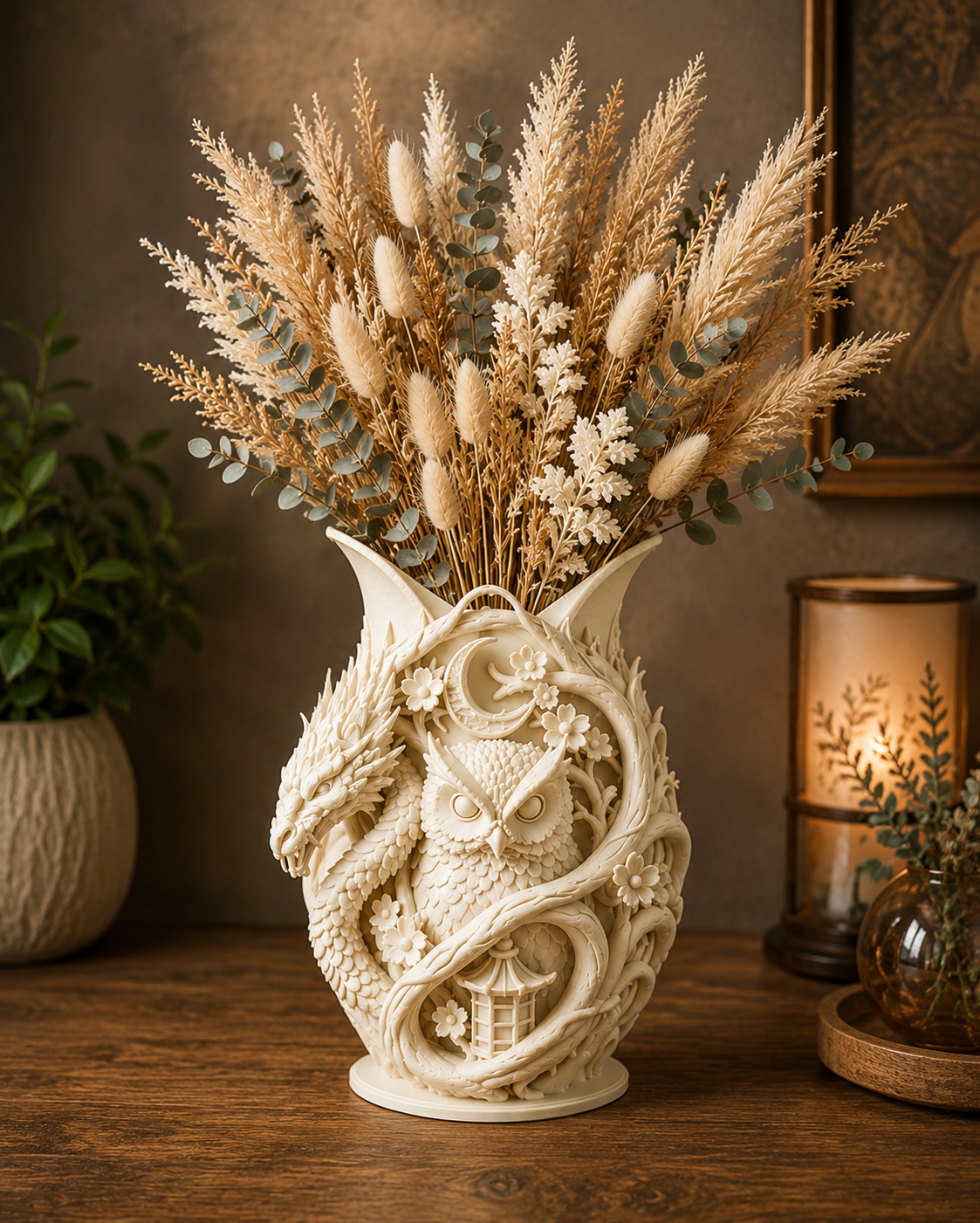 Guardian's Embrace Vase - Enchanted Guardians Collection