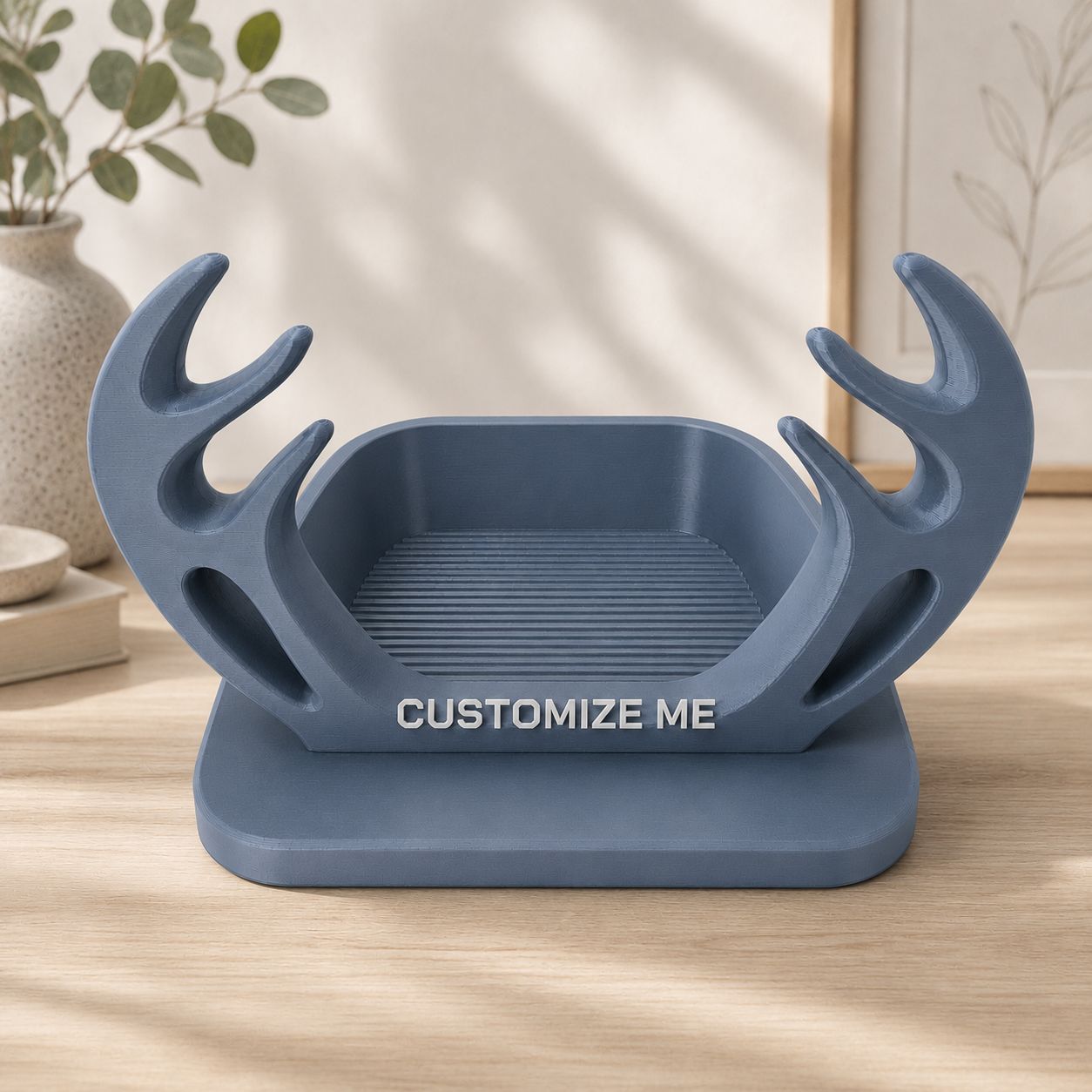 Personalized Antler Catchall Tray