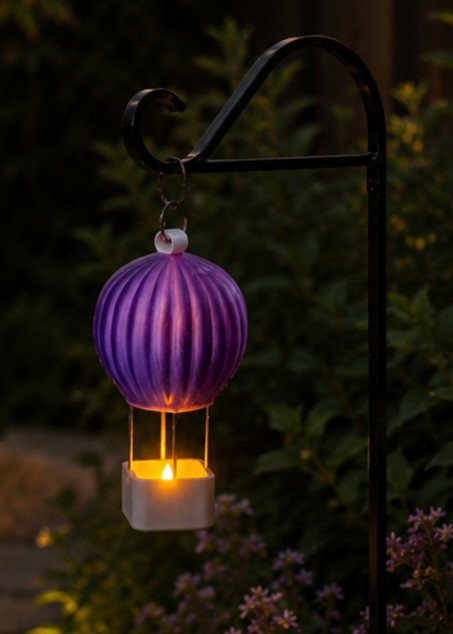 CUSTOMIZABLE- Aurora Glow Solar Balloon Lantern