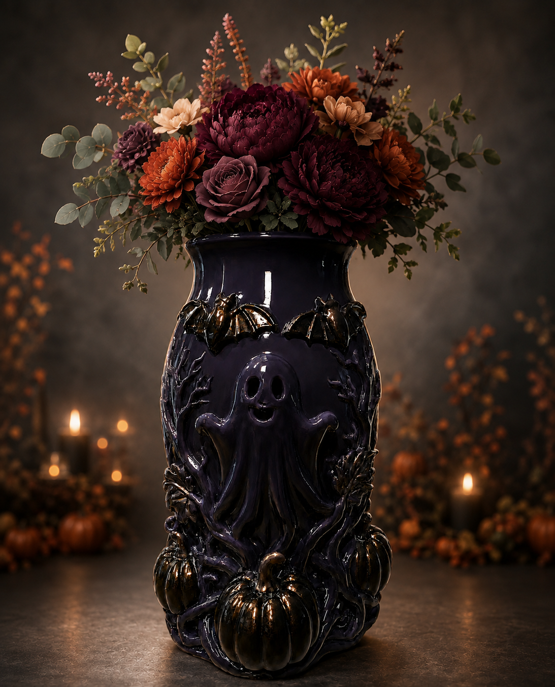 Haunted Harvest Ghost Vase