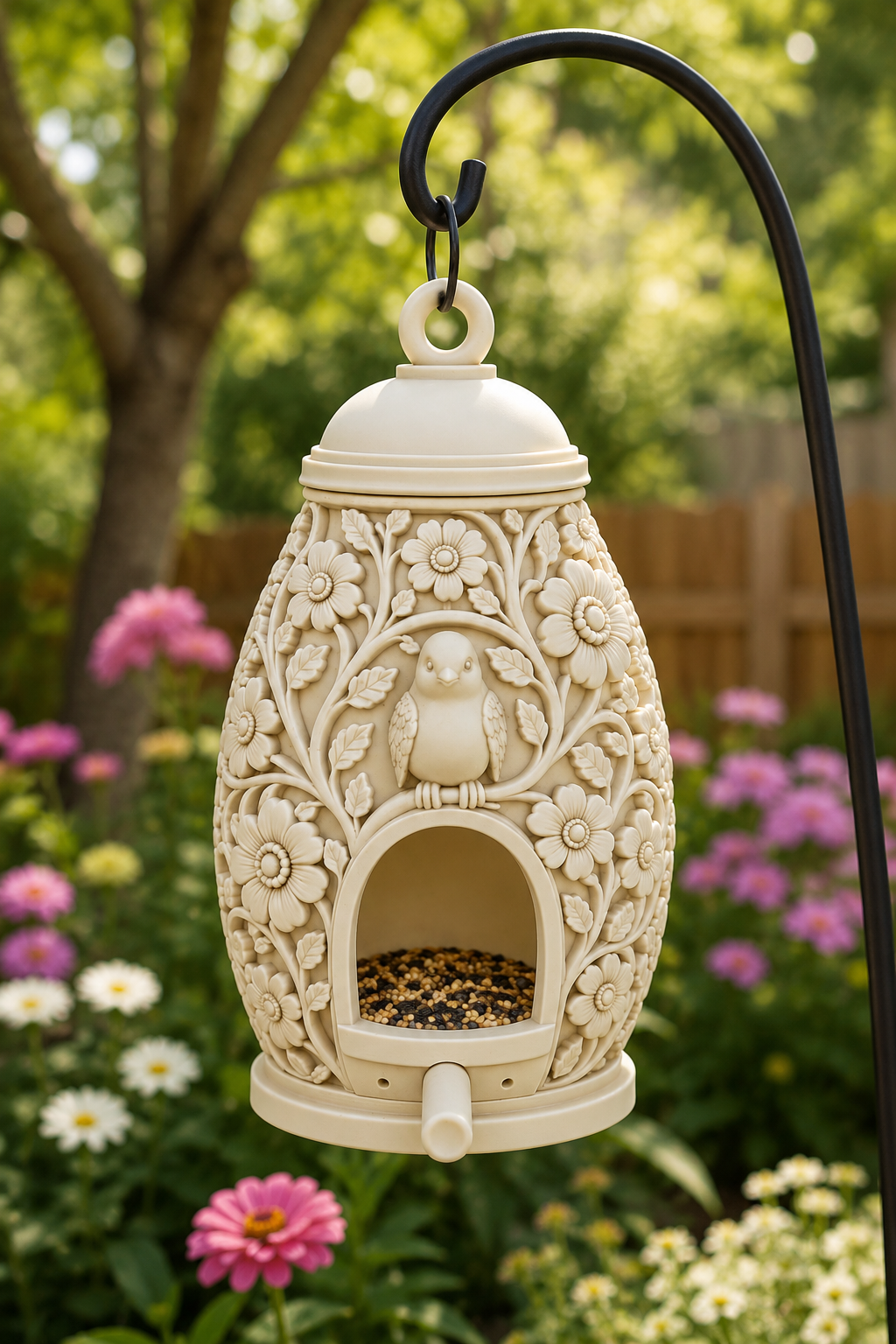 Wildflower Haven Bird Feeder