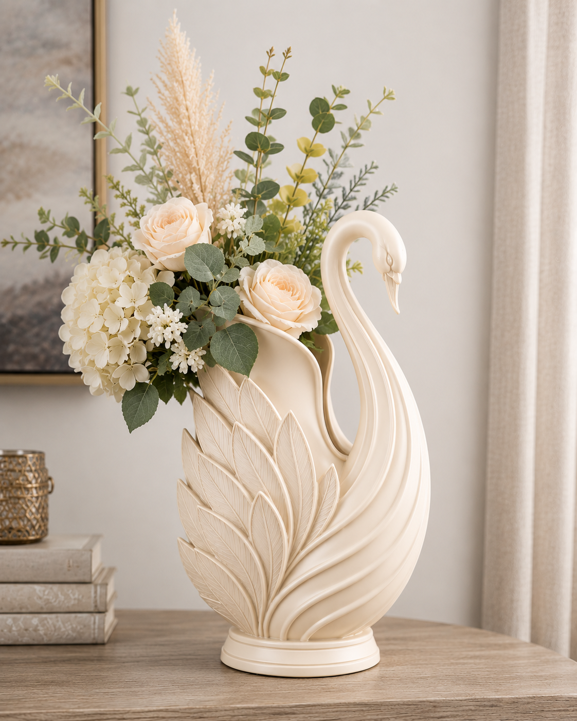 Swan Elegance Vase